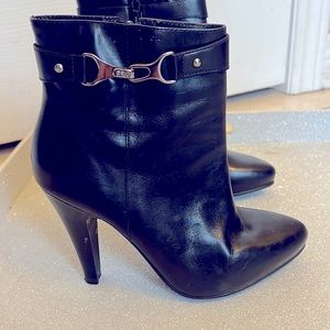 GEOX leather platform boots size 9 made in Brazil